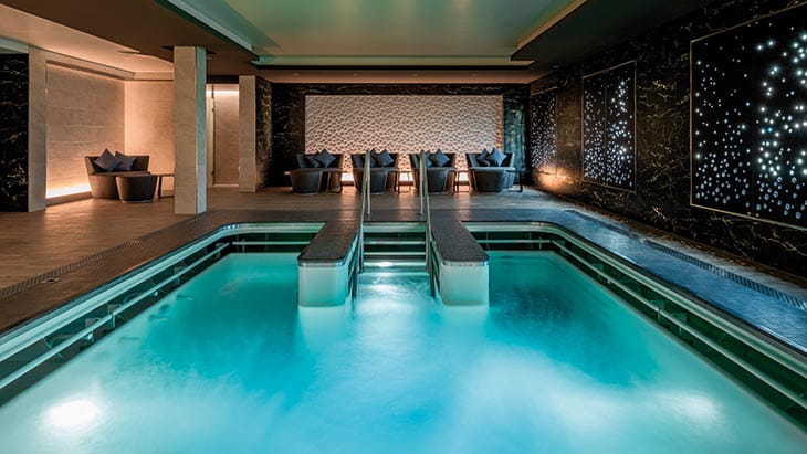 The hydrotherapy pool, Spirit of Discovery